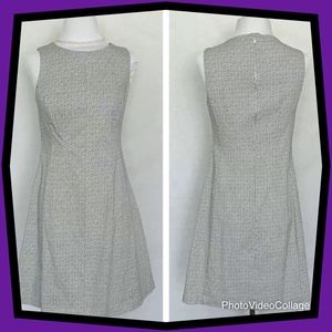 Darling White Black Diamond Lilly Fit& Flare Dress